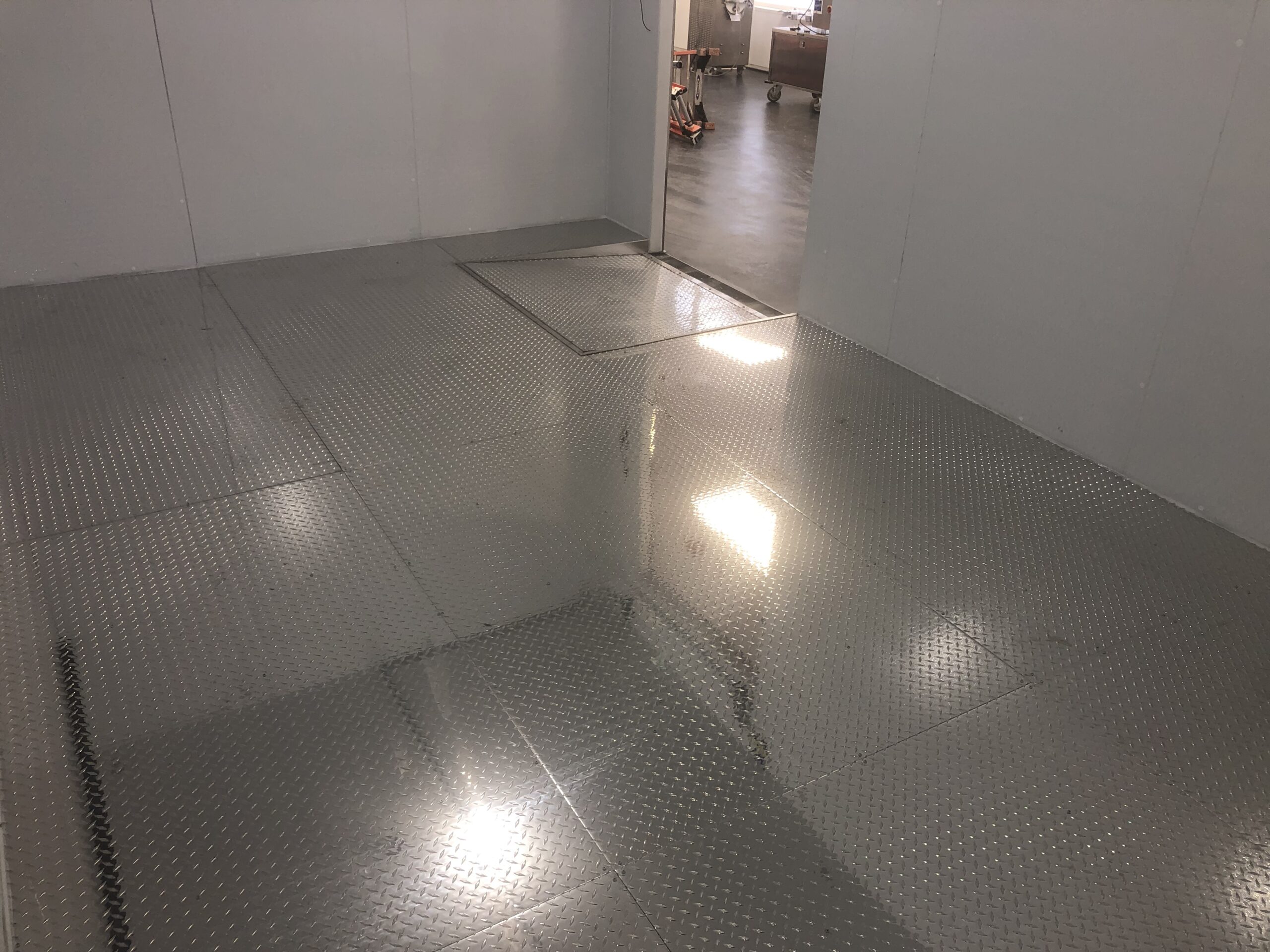 Inside an Walk-in Refrigerator