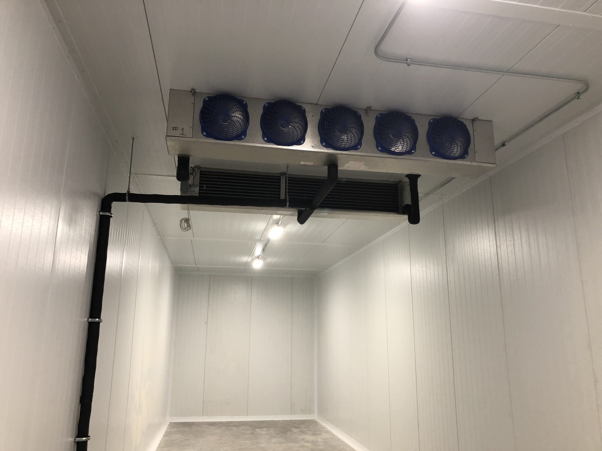 Cooling System Inside a Walk-in Refrigerator